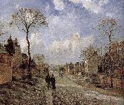 Road Vehe s peaceful road Camille Pissarro